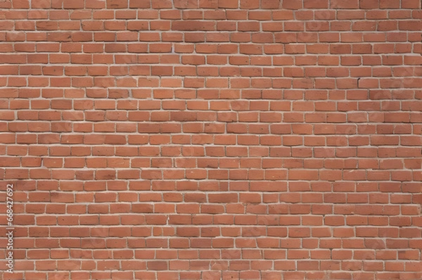 Obraz Red brick background pattern texture, Brickwork, red bricks.