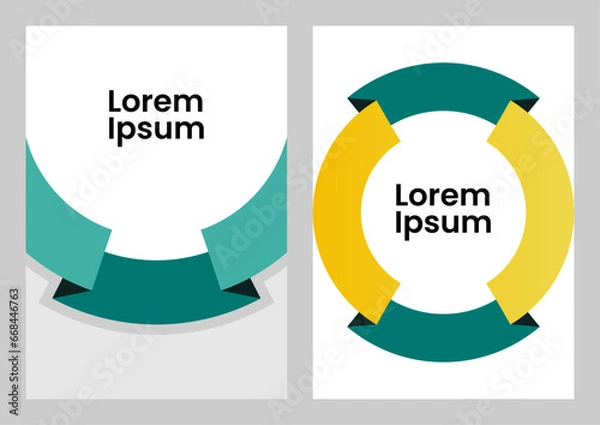 Obraz Circle ribbon design