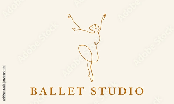 Obraz Logo for Ballet Studio 