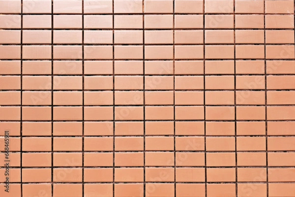 Fototapeta Old Orange Brick Wall for Background.