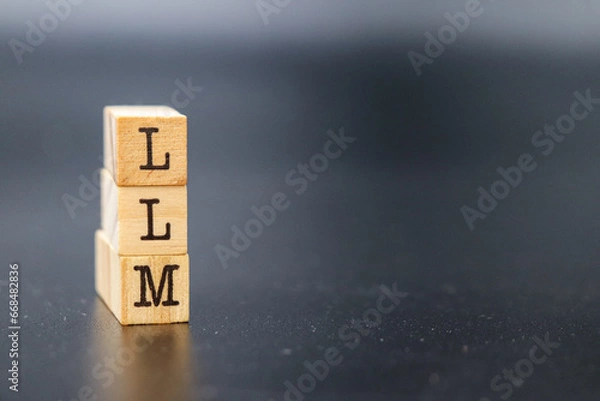 Obraz LLM Large Language Model on Cubes