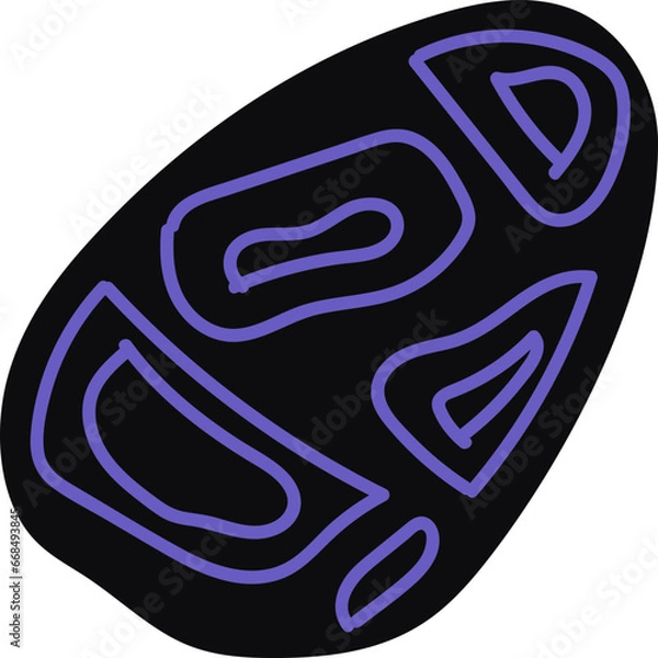 Obraz Hand Drawn Organic Shapes