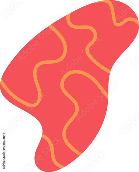 Obraz Hand Drawn Organic Shapes