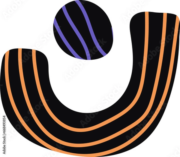 Obraz Hand Drawn Organic Shapes