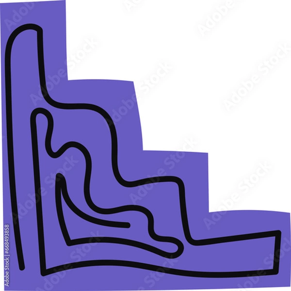 Obraz Hand Drawn Organic Shapes