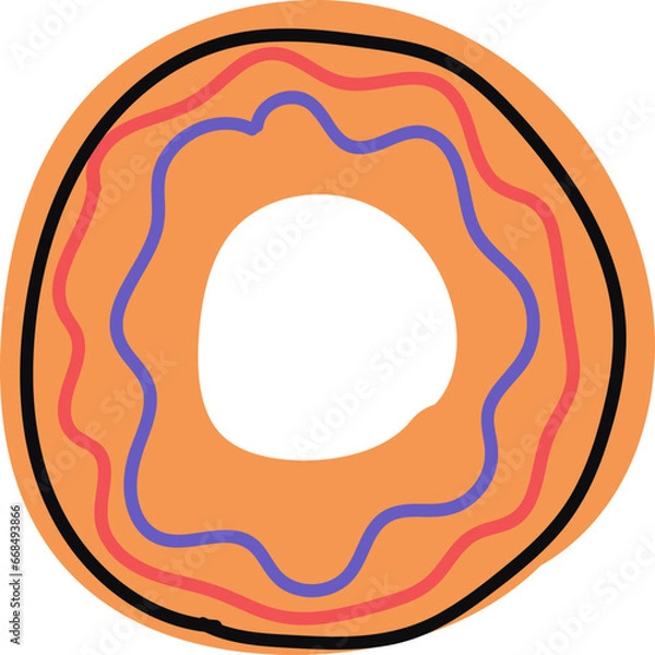 Obraz Hand Drawn Organic Shapes