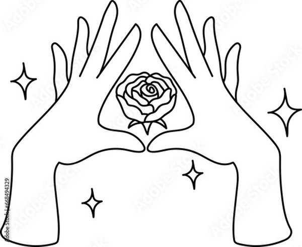 Obraz Hands Element Aesthetic