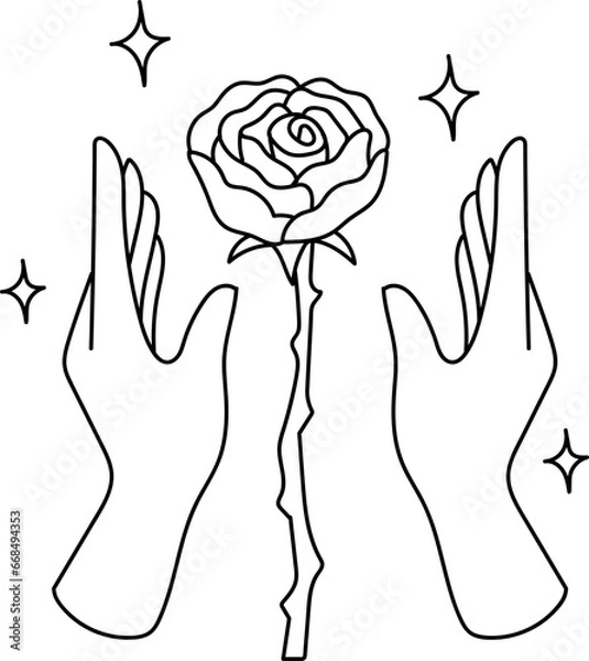 Obraz Hands Element Aesthetic