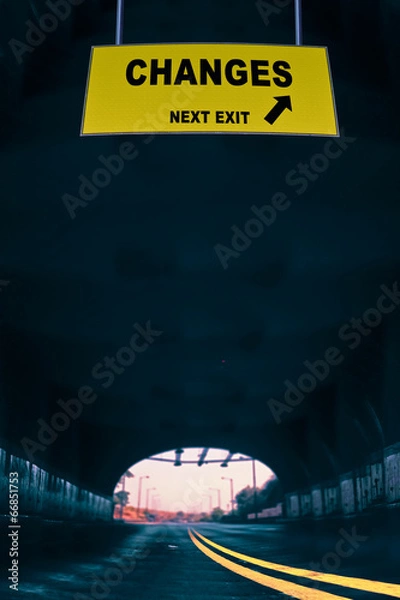 Fototapeta Changes Concept