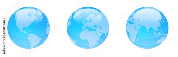 Fototapeta shiny globes