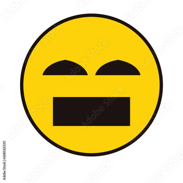 Obraz vector face emoji