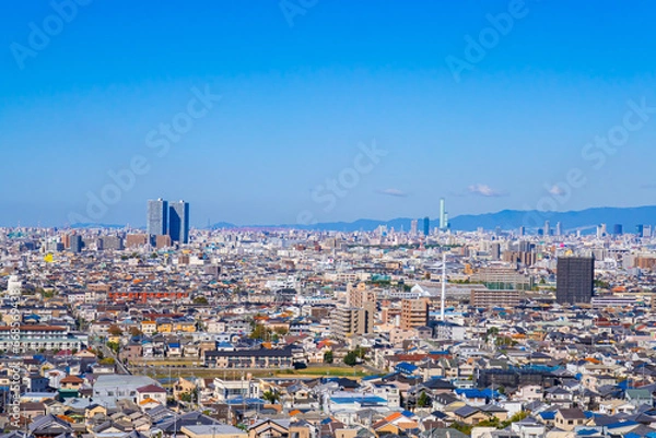 Obraz 美しい大阪町並み