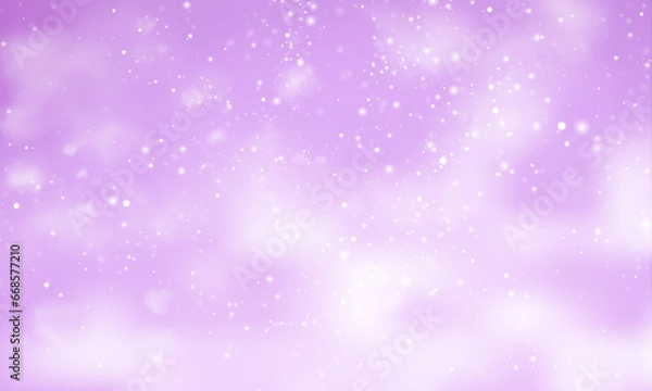 Obraz Vector elegant purple sparkle bokeh light background design