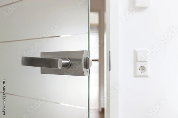 Fototapeta offene Glastür