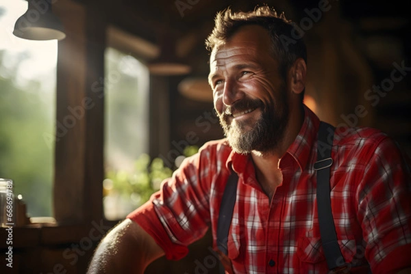 Fototapeta Mountain Man