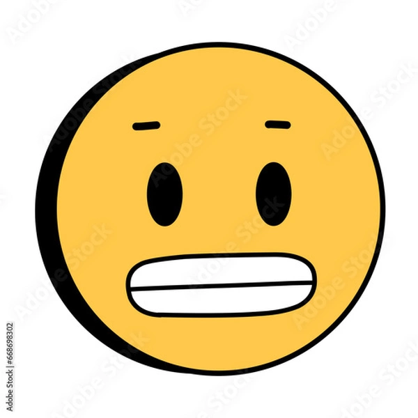 Obraz Cute Emoticon Sticker