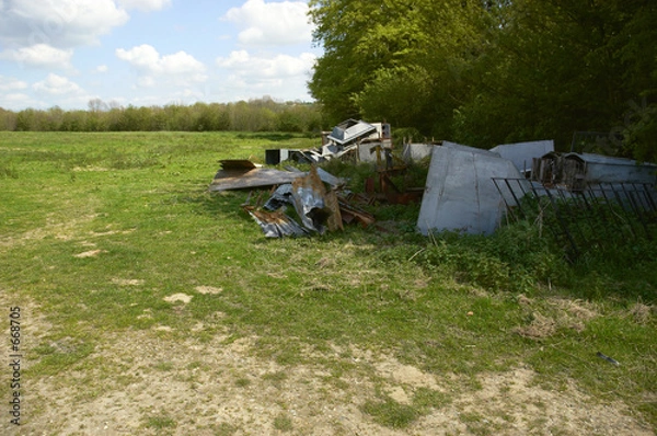 Obraz fly-tipping
