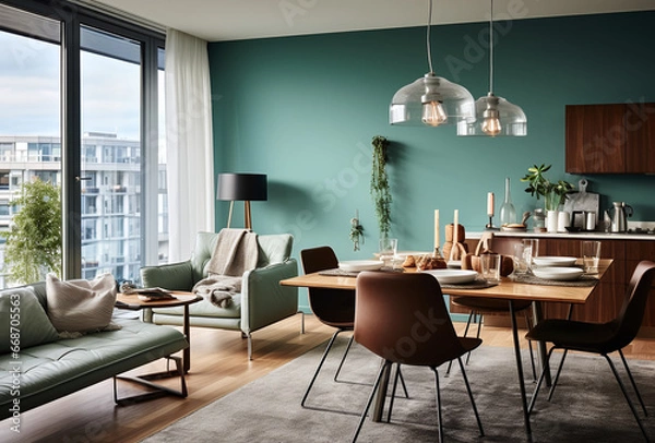 Obraz modern dining room