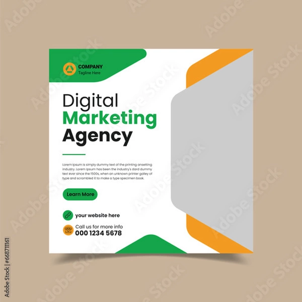 Obraz Creative Social Media Post Template