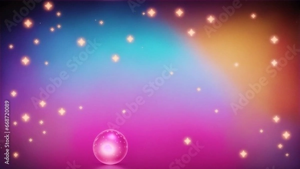 Fototapeta A gorgeous glittery, sparkling, abstract background is a great choice for your project. It will create a feeling of elegance, luxury and dynamism that will captivate your viewers. Generative AI