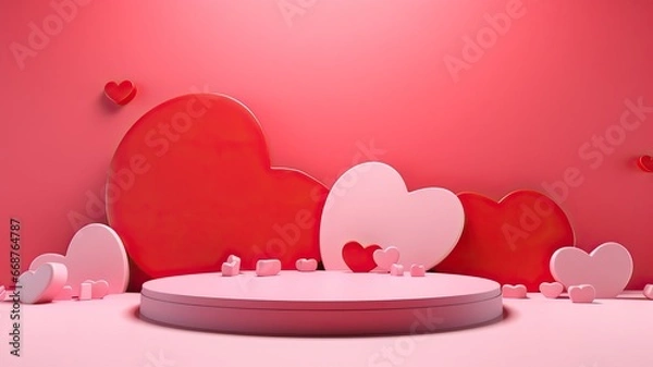 Obraz valentine background