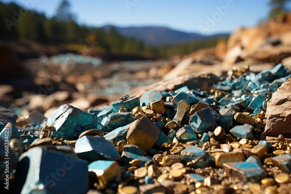 Obraz cobalt mineral mining