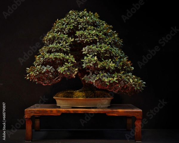 Fototapeta bonsai feuillus 