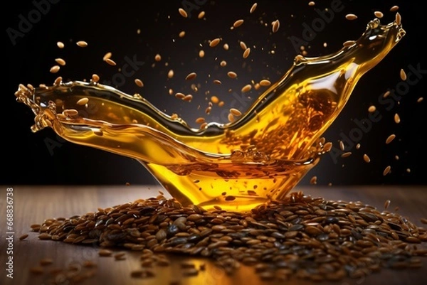 Obraz Sunflower seeds oil