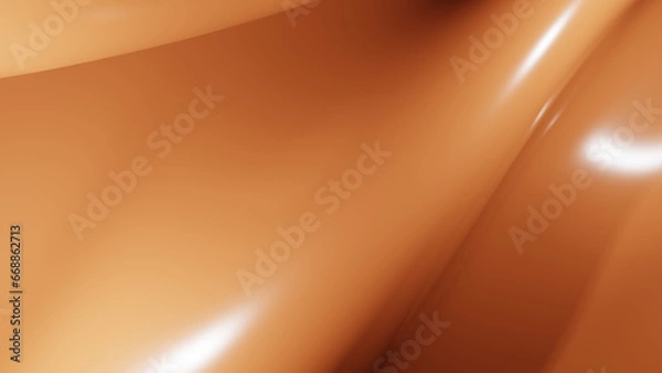 Obraz Elegant Caramel Flowing Texture Background for Desserts