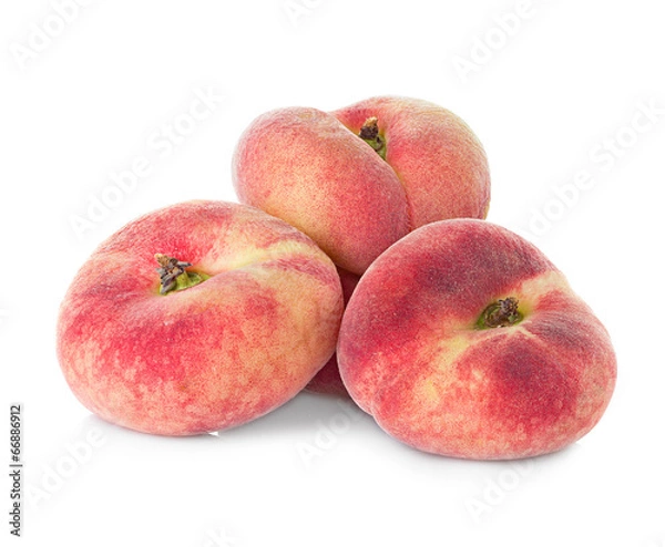 Obraz fig peach isolated on white background
