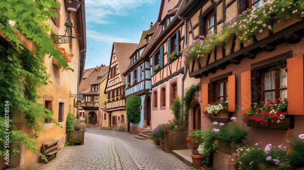 Obraz Street in the old town