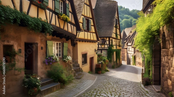 Obraz Street in the old town