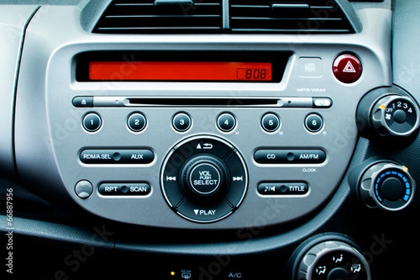 Obraz Car Control Panel and Dashboard