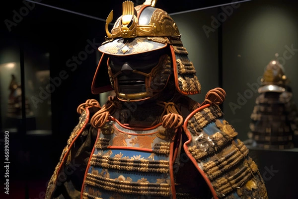 Obraz 日本の侍の鎧兜