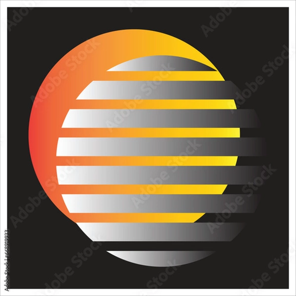 Obraz Abstrack geometric minimalist shape. Abstrack vector pattern for poster, banner, backdrop, wallpaper