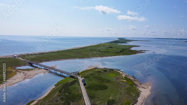 Obraz aerial view of the sea
