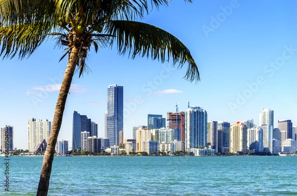 Obraz Panoramę centrum Miami