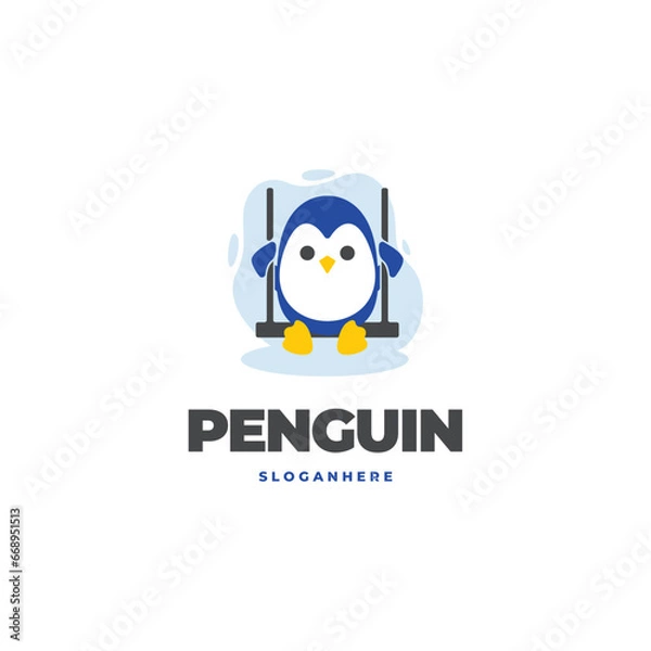 Obraz Penguin modern logo vector