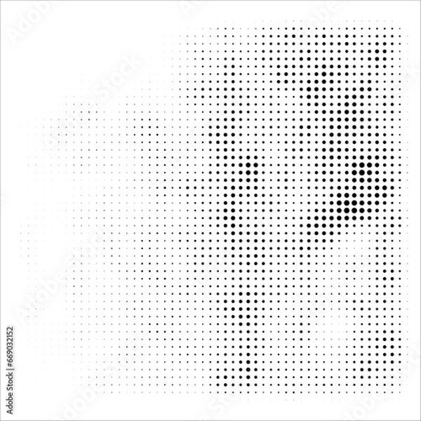 Fototapeta gradient halftone dots background. Pop art template in vector, texture. Vector illustration