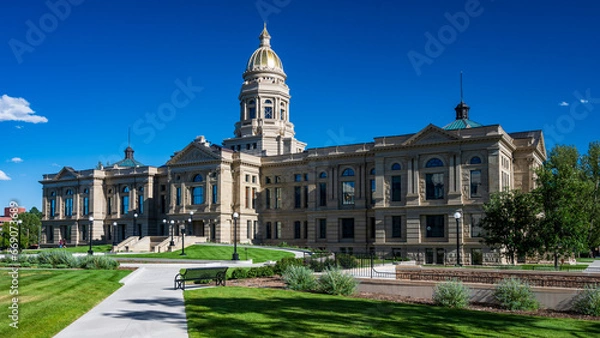 Obraz State Capitol of Wyoming in Cheyenne