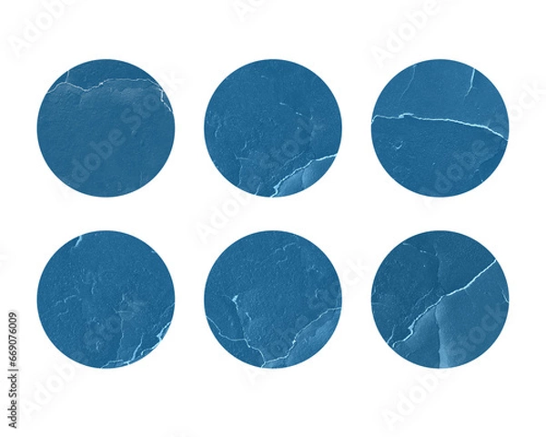 Obraz circle paper sticker set or empty sale tag