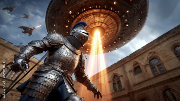 Obraz Knight Abduction