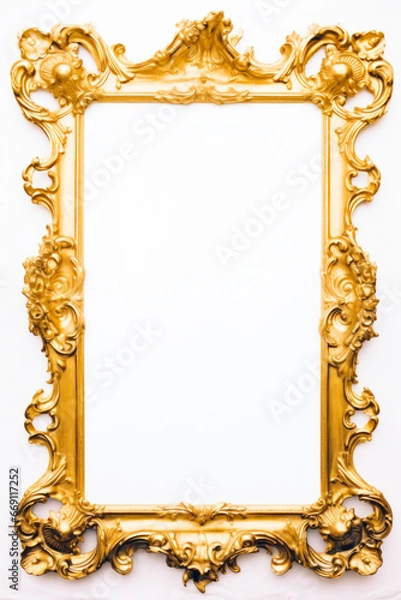 Obraz god frame border emptypage Whitebackground