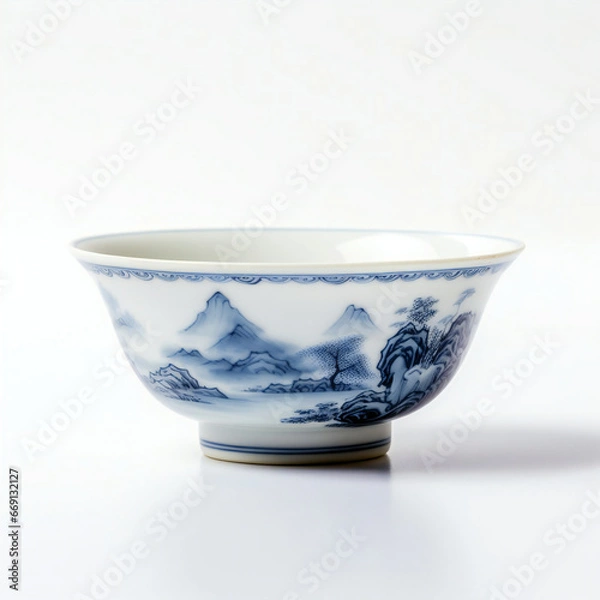 Obraz A tea cup with white background 