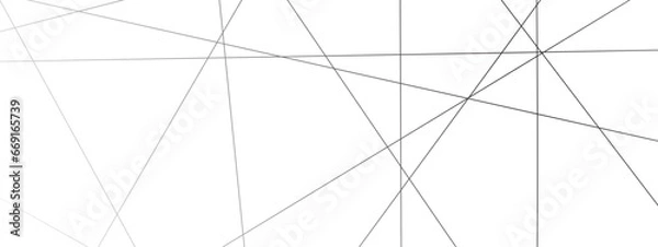 Fototapeta A colorful Abstract luxury geometric random chaotic lines with many squares and triangles shape background.	