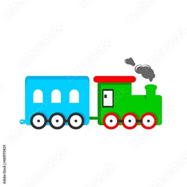 Obraz toy train locomotive