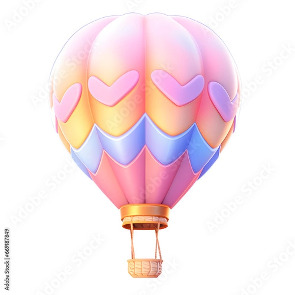Obraz 3D Hot air balloon
