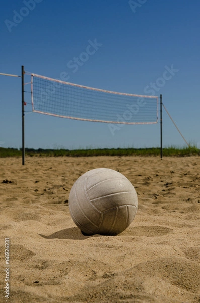 Obraz Volleyball in foreground
