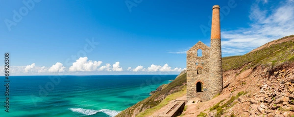 Obraz Wheal Coates Cornwall England