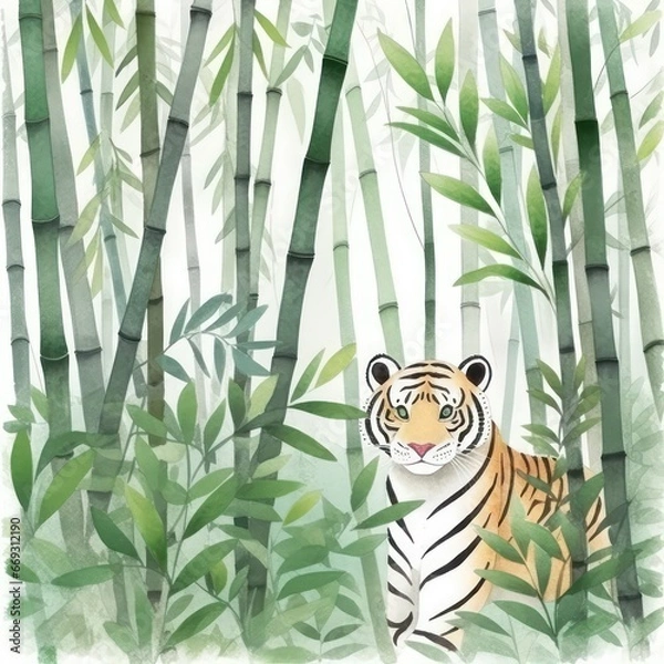 Fototapeta portrait of a tiger